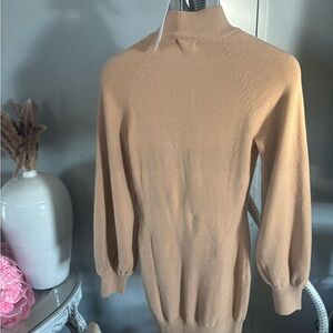 Chic Tan Women's Turtleneck Sweater